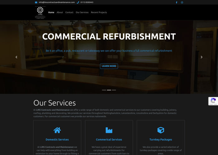 LMS Contracts and Maintenance Commerical and Domestic Building and Maintenance Services