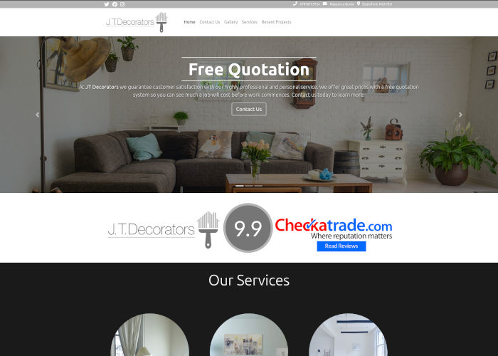 JT Decorators provide quality decorating services at competitive prices in Nottingham