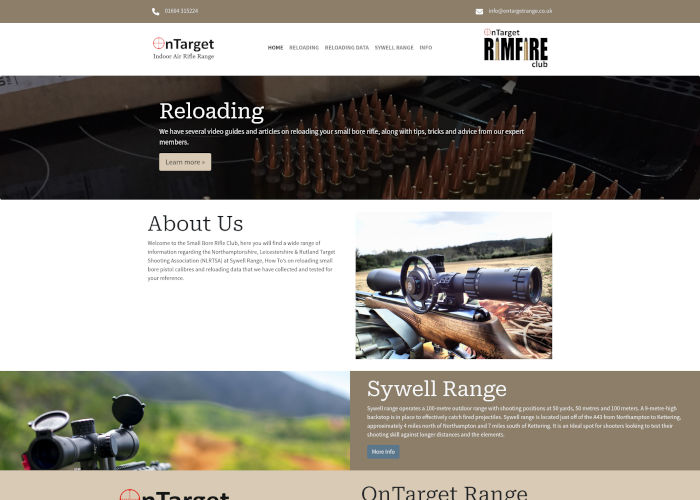 Visit the Small Bore Rifle Club for How To guides on reloading small bore pistol calibres and view reloading data and other reference articles and information.